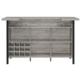 Bellemore Freestanding Home Bar Wine Cabinet