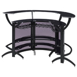 Dallas Curved Freestanding Home Bar Cabinet