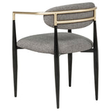 Alexis Fabric Upholstered Dining Arm Chair (Set of 2)