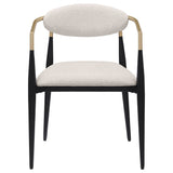 Alexis Fabric Upholstered Dining Arm Chair (Set of 2)