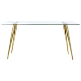 Gilman Rectangular 64-inch Glass Top Dining Table