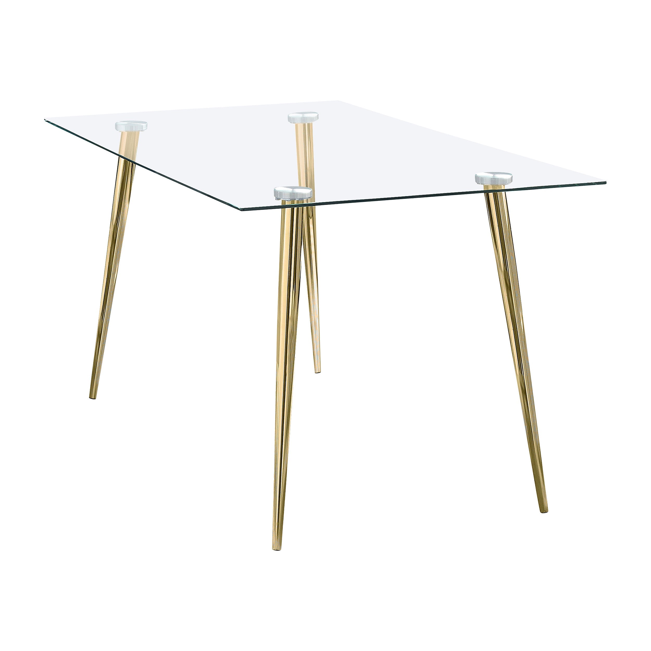 Gilman Rectangular 64-inch Glass Top Dining Table