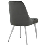 Cabianca Upholstered Dining Side Chair Grey (Set of 2)