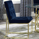 Cisco Velvet Upholstered Dining Side Chair (Set of 2)
