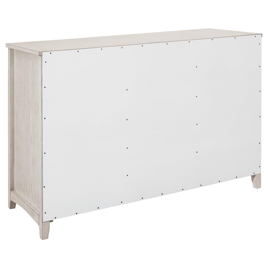 Kirby 3-drawer Sideboard Buffet Cabinet Rustic Off White