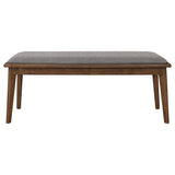 Everett Rectangular Dining Table Set Natural Walnut