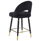 Lindsey Velvet Upholstered Counter Chair (Set of 2)
