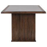 Sherwood Rectangular Dining Table Set Brown