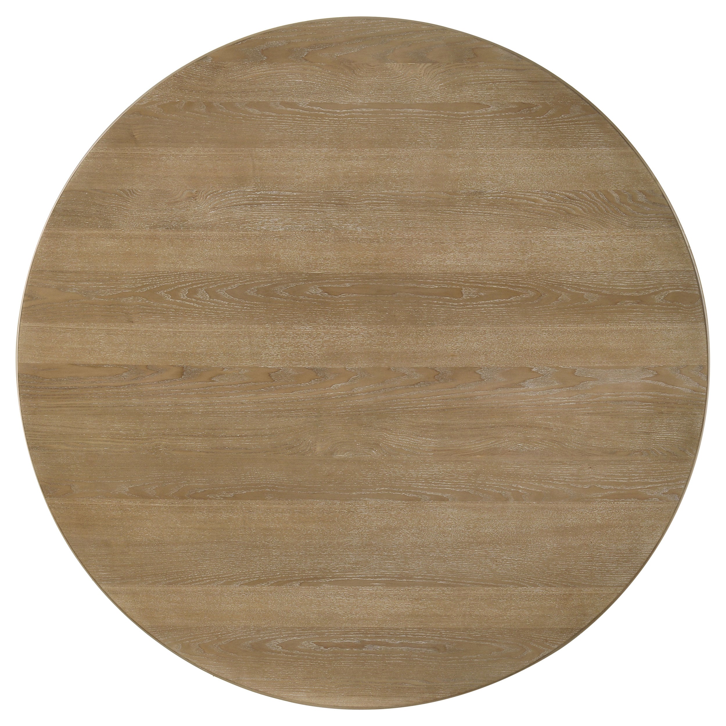 Adina 5-piece Round Dining Table Set Distressed Light Brown