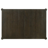 Reseda 81-inch Extension Leaf Dining Table Ash Brown