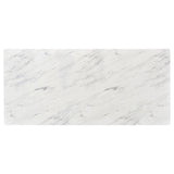Mayer Rectangular 87-inch Faux Marble Dining Table White
