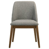 Franklin Upholstered Dining Side Chair Grey (Set of 2)