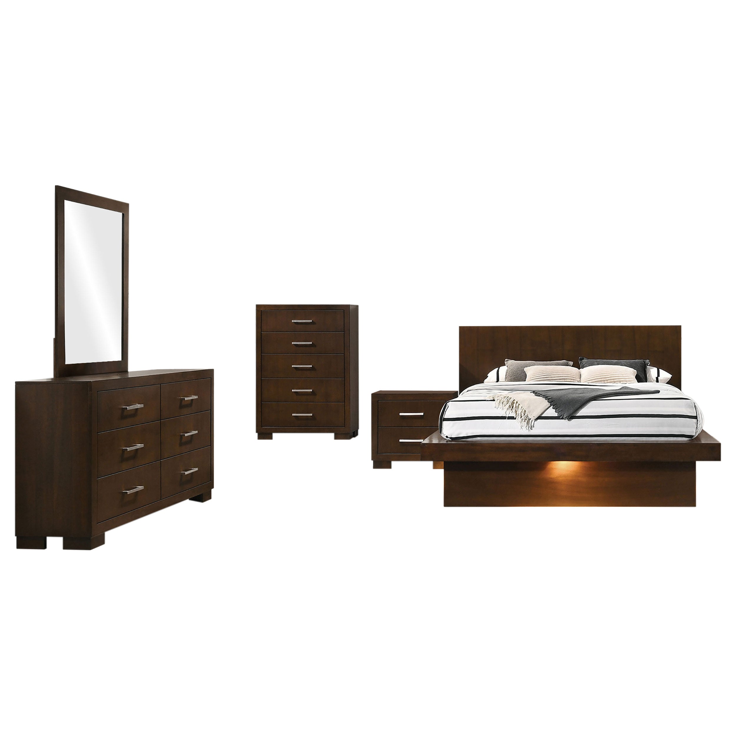 Jessica LED Bedroom Set