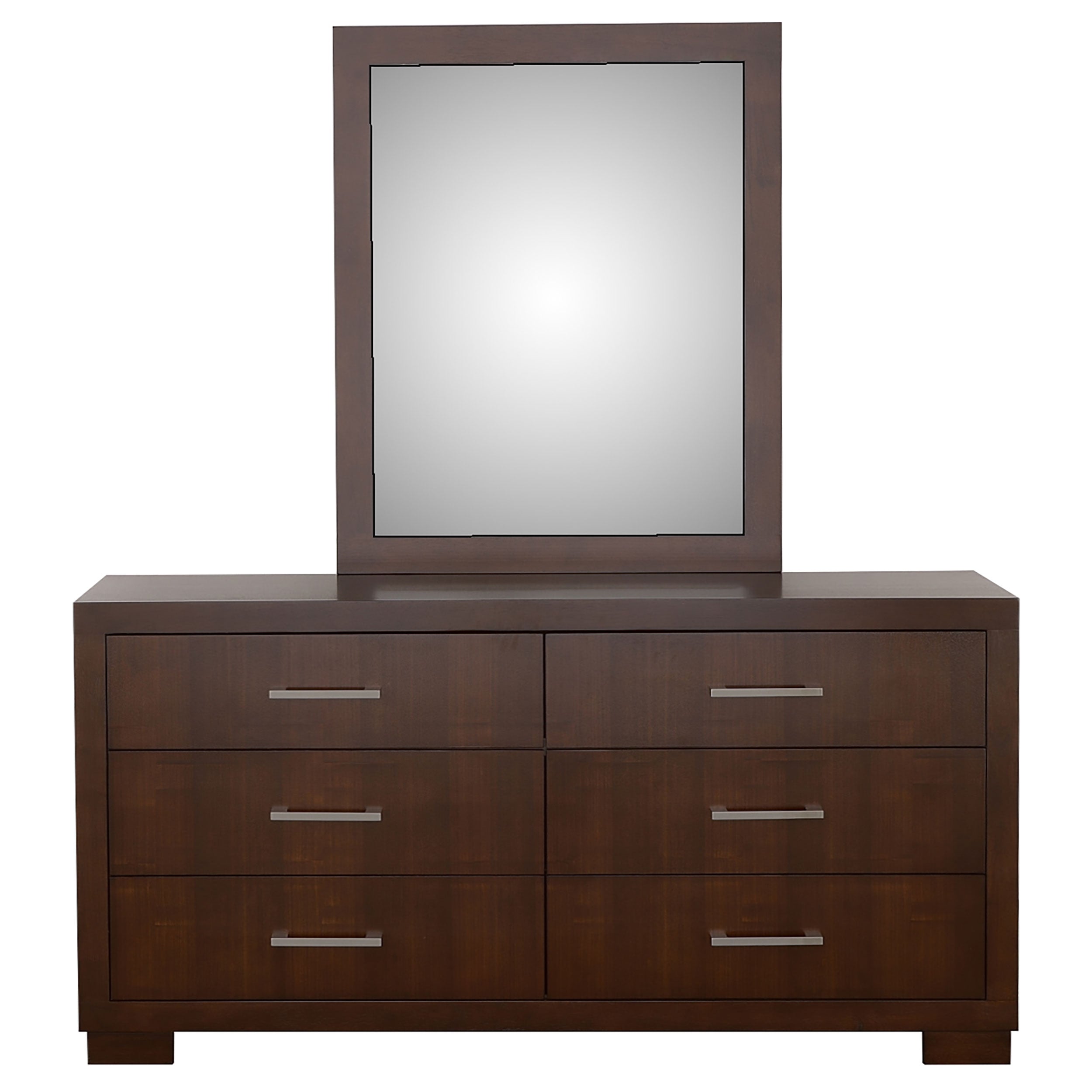 Jessica 6-drawer Dresser with Mirror
