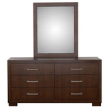 Jessica 6-drawer Dresser with Mirror