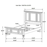 Sandy Beach Wood Panel Bed