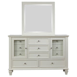 Sandy Beach 11-drawer Dresser with Mirror