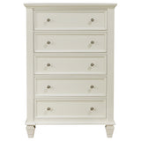 Sandy Beach 5-drawer Bedroom Chest