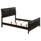 Carlton Wood Panel Bed Cappuccino