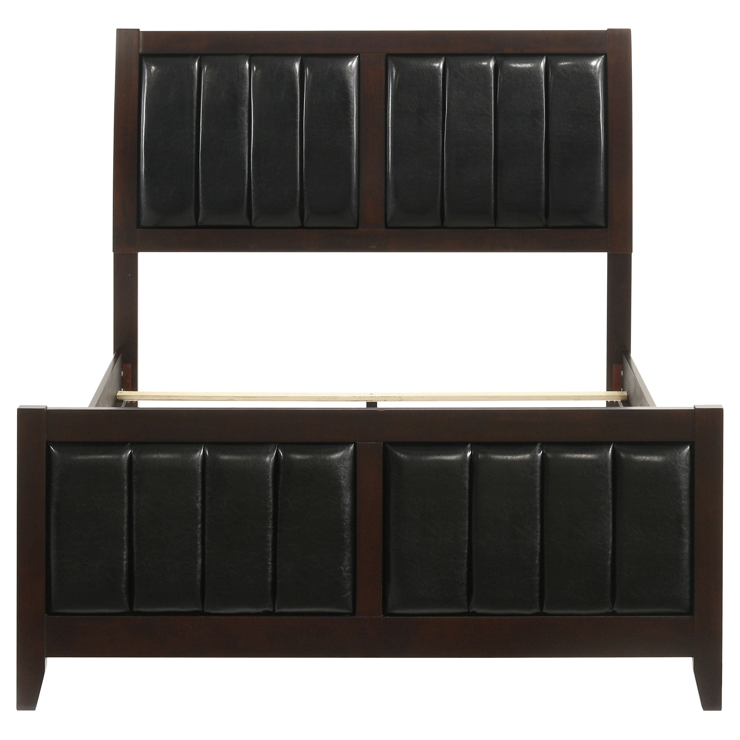 Carlton Wood Panel Bed Cappuccino