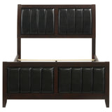 Carlton Wood Panel Bed Cappuccino