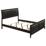 Carlton Wood Panel Bed Cappuccino