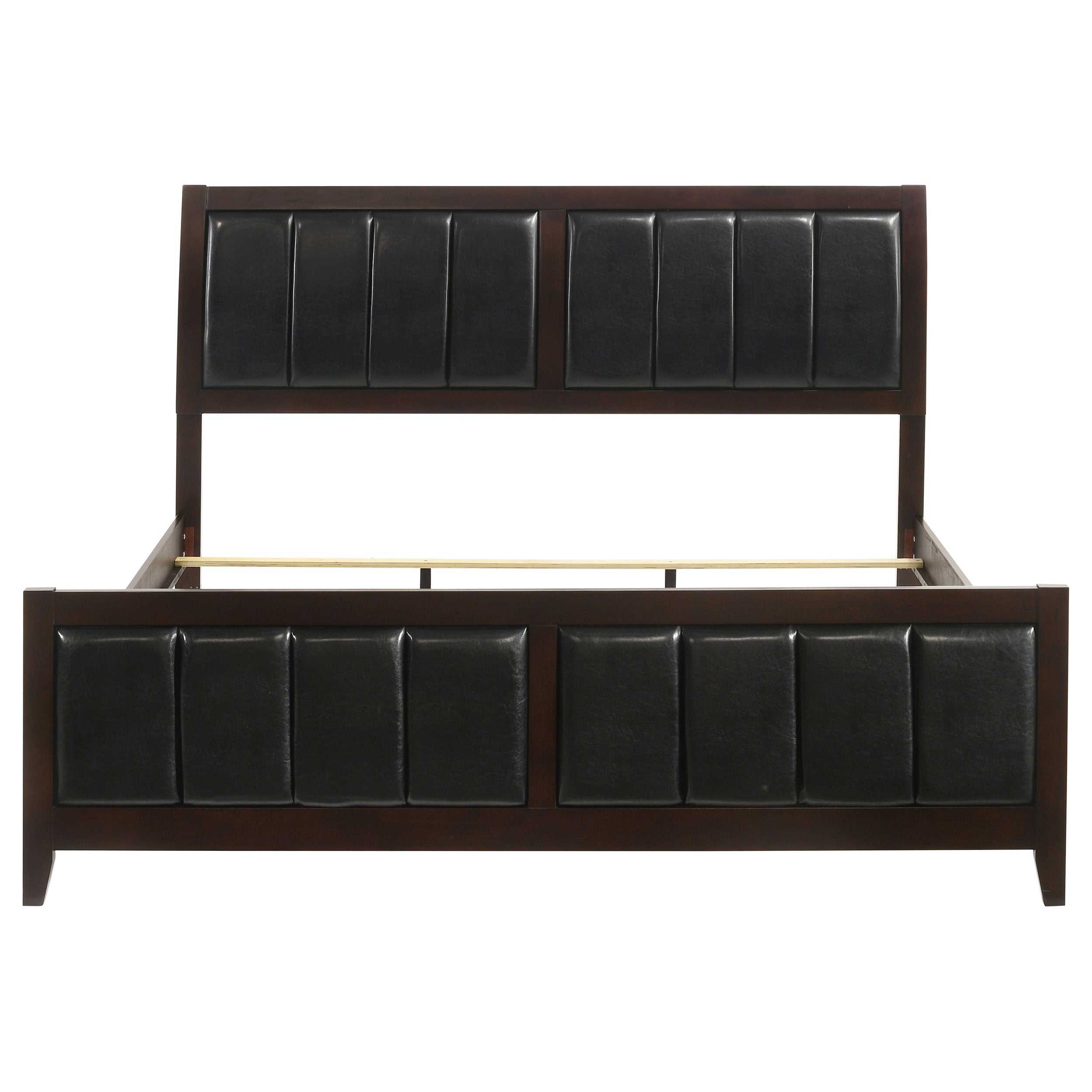 Carlton Wood Panel Bed Cappuccino