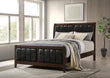 Carlton Wood Panel Bed Cappuccino