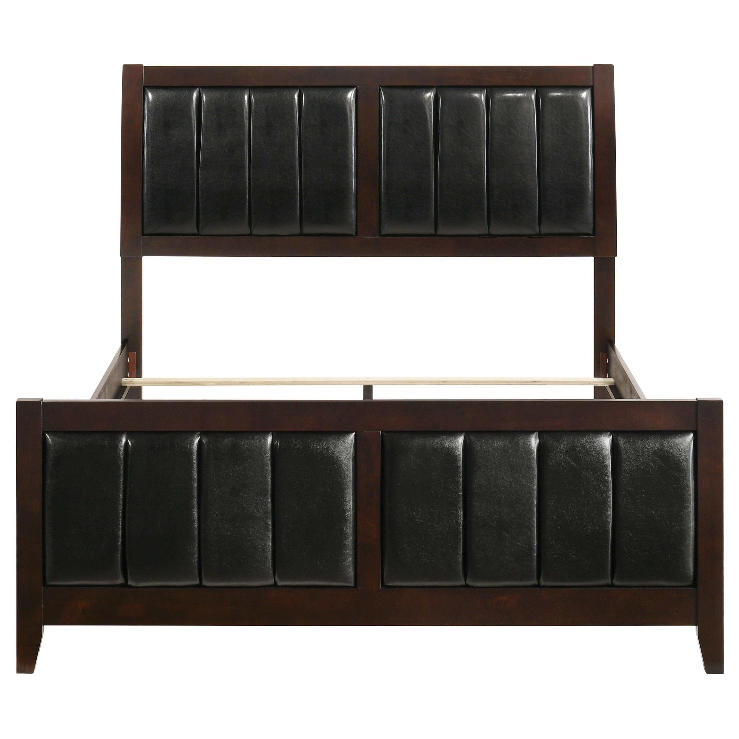Carlton Wood Panel Bed Cappuccino