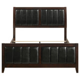 Carlton Wood Panel Bed Cappuccino