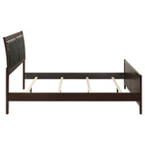 Carlton Wood Panel Bed Cappuccino
