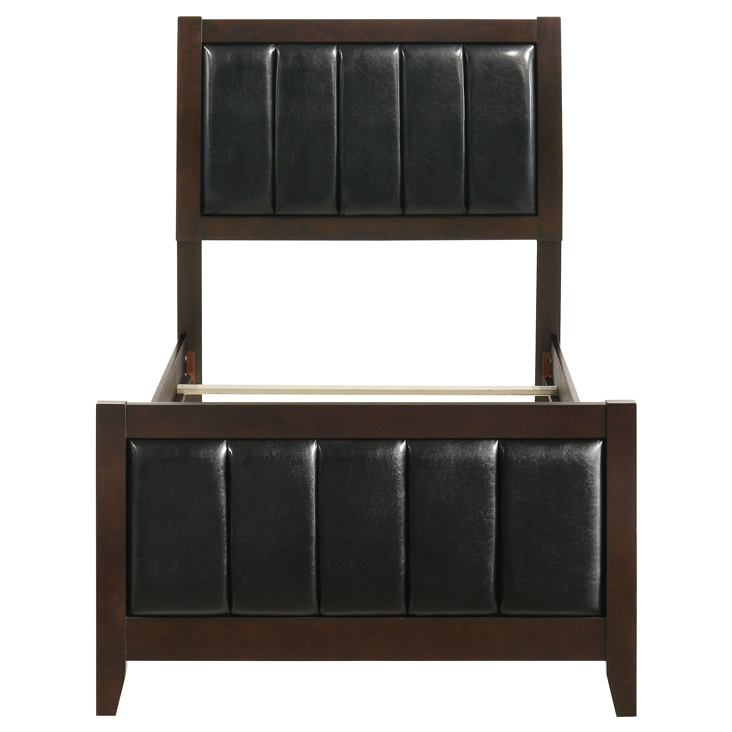 Carlton Wood Panel Bed Cappuccino