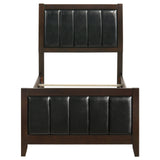 Carlton Wood Panel Bed Cappuccino