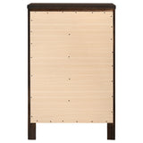 Carlton 5-drawer Bedroom Chest Cappuccino