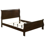 Louis Philippe Wood Sleigh Bed