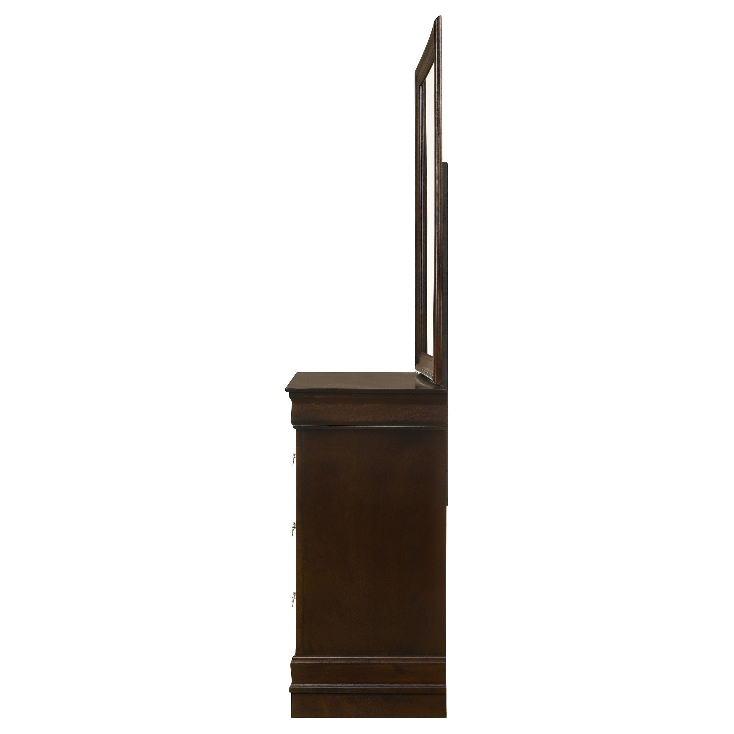 Louis Philippe 6-drawer Dresser with Mirror