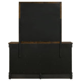 Louis Philippe 6-drawer Dresser with Mirror