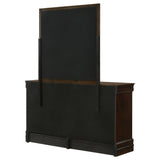 Louis Philippe 6-drawer Dresser with Mirror
