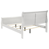 Louis Philippe Wood Sleigh Bed