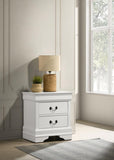 Louis Philippe 2-drawer Nightstand