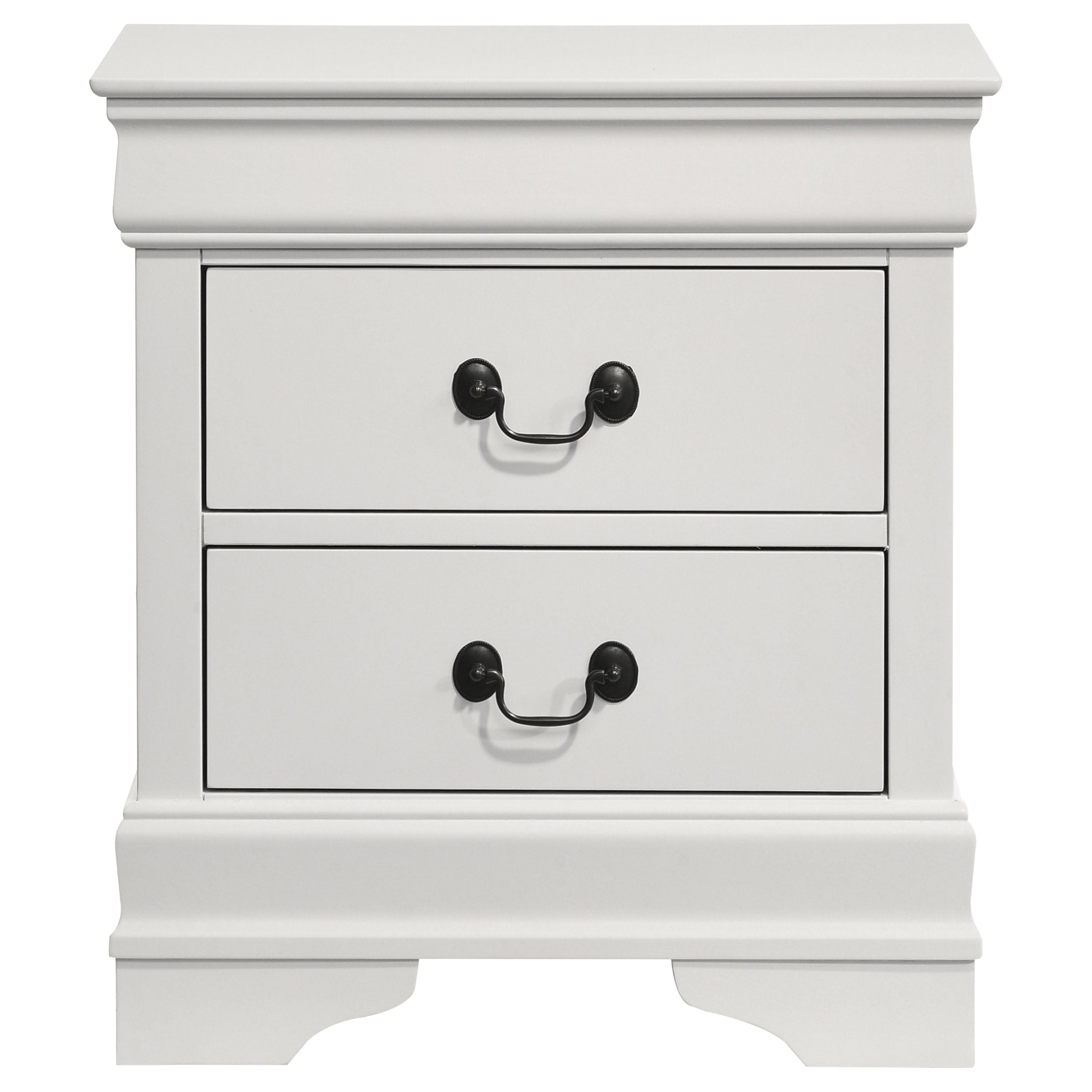 Louis Philippe 2-drawer Nightstand