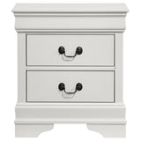 Louis Philippe 2-drawer Nightstand