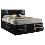 Briana Wood Storage Bookcase Bed
