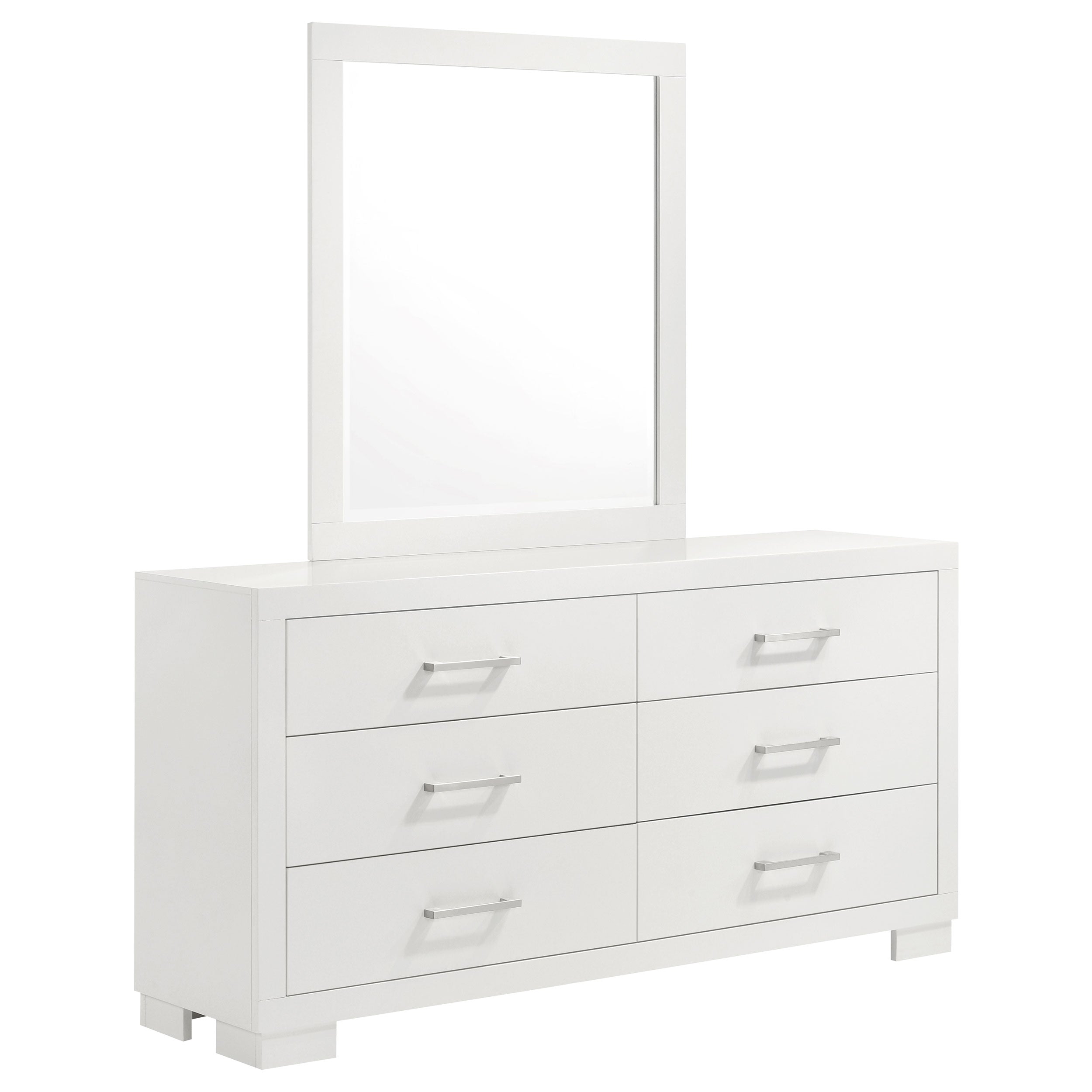 Jessica 6-drawer Dresser with Mirror