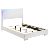 Felicity Wood LED Panel Bed High Gloss