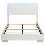 Felicity Wood LED Panel Bed High Gloss