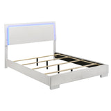 Felicity Wood LED Panel Bed High Gloss