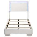 Felicity Wood LED Panel Bed High Gloss