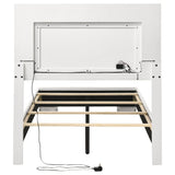 Felicity Wood LED Panel Bed High Gloss