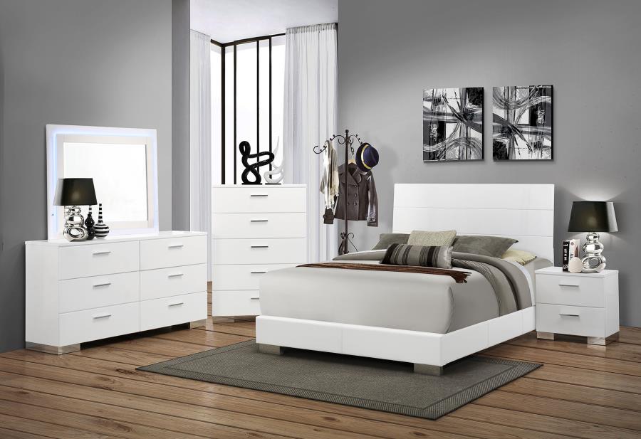 Felicity Bedroom Set High Gloss